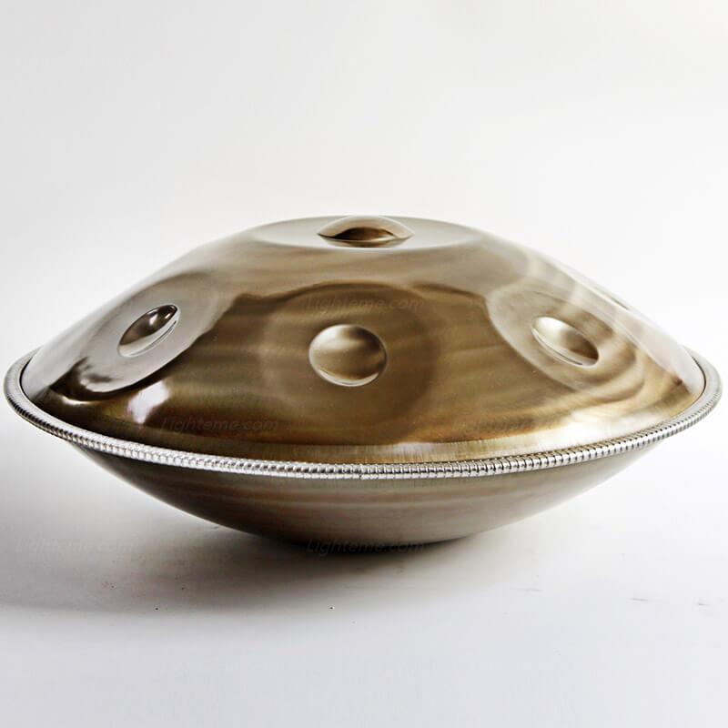 Mountain Rain 22 Zoll 9 Noten Handpan aus Edelstahl, Kurd/Celtic Tonleiter D-Moll Hang Drum Fur Anfanger