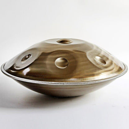  Mountain Rain Personnalisé Fait main22 pouces 13 (9 + 4) notes en Acier Inoxydable Handpan Drums, Kurd Ré Mineur, instrument de percussion haut de gamme