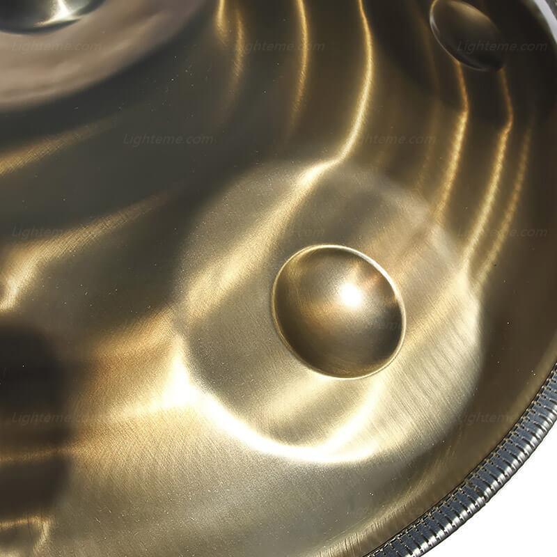 Maßgeschneiderte Mountain Rain 22 Zoll 12 Noten Handpan Drums aus Edelstahl, Kurd/Celtic d-Moll Hang Instrumento