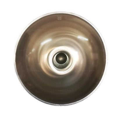 Maßgeschneiderte Mountain Rain 22 Zoll 10 Noten Handpan Drums aus Edelstahl, Kurd/Celtic d-Moll Handpan Instrument