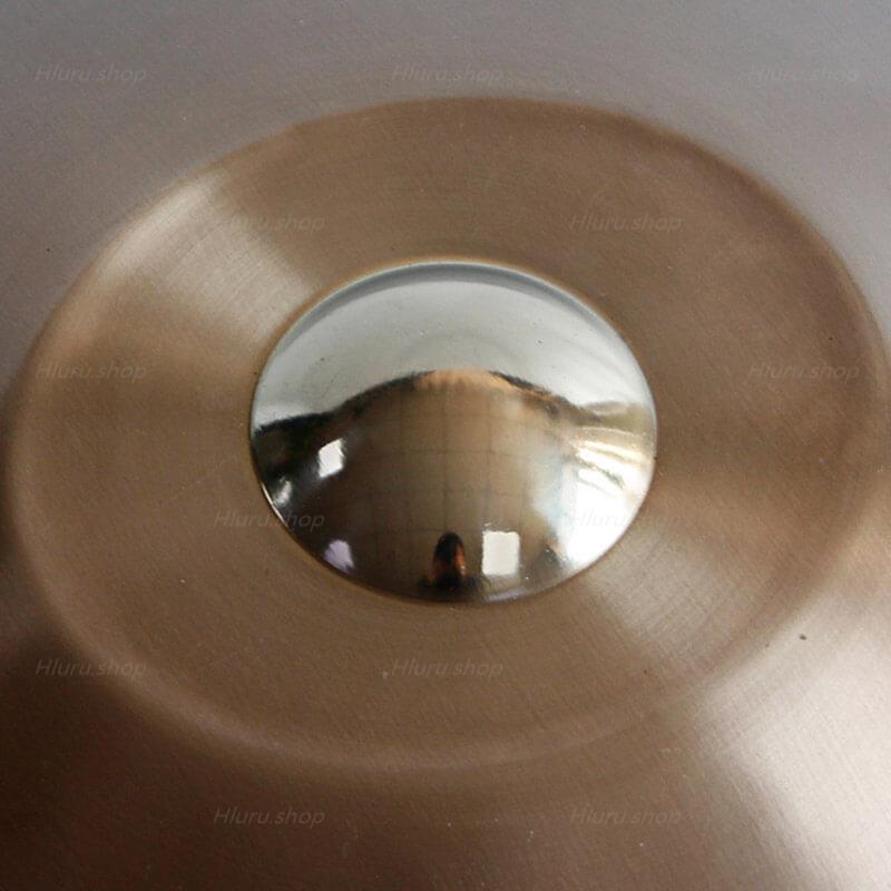 Maßgeschneiderte Mountain Rain 22 Zoll 10 Noten Handpan Drums aus Edelstahl, Kurd/Celtic d-Moll Handpan Instrument