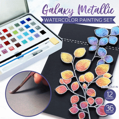 Lighteme Metallic-Wasserfarben-Set | 12 oder 36 Farben