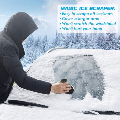 Grattoir à glace magique Lighteme pour pare-brise de voiture