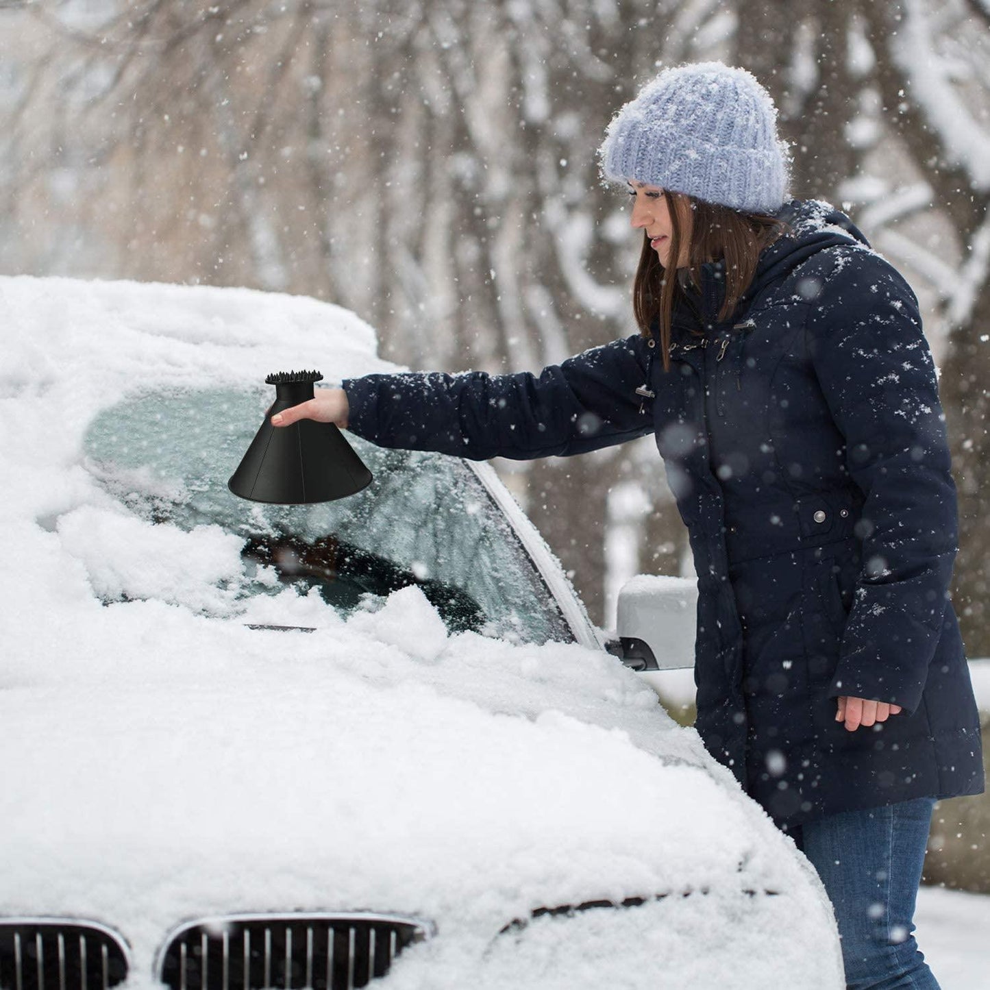Grattoir à glace magique Lighteme pour pare-brise de voiture
