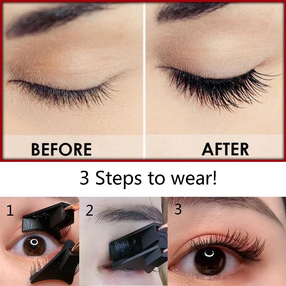 Lighteme Magnetisches Falsche Wimpern Set | Inkl. 2 Paar Wimpern