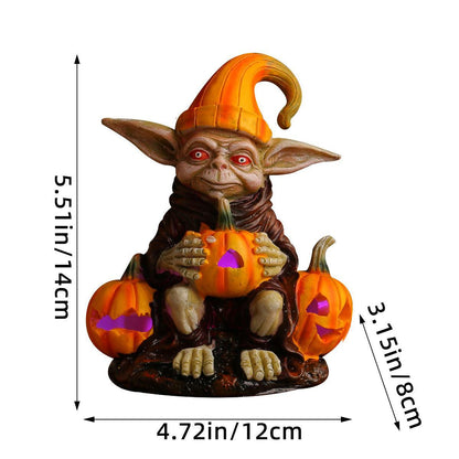 Lighteme - Statue en résine d'Halloween avec lampe citrouille | ACHETEZ-EN 1, OBTENEZ-EN 1 GRATUITEMENT