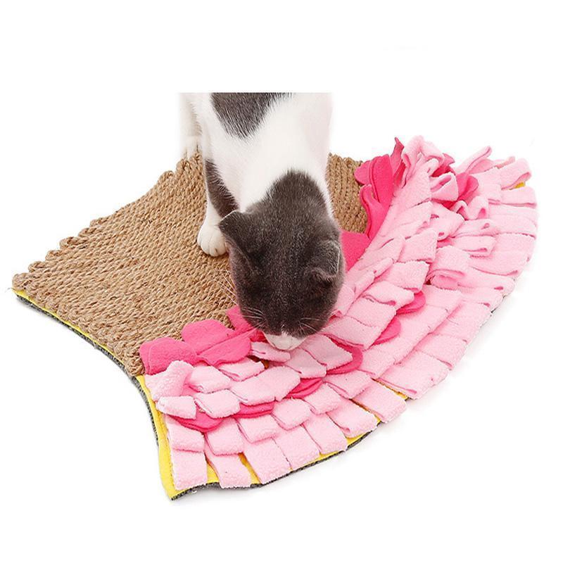 Lighteme Mermaid Sniffing Pad Cat Grinds Paw Carpet