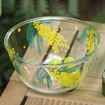 Bol en verre imprimé Lighteme Mimosa