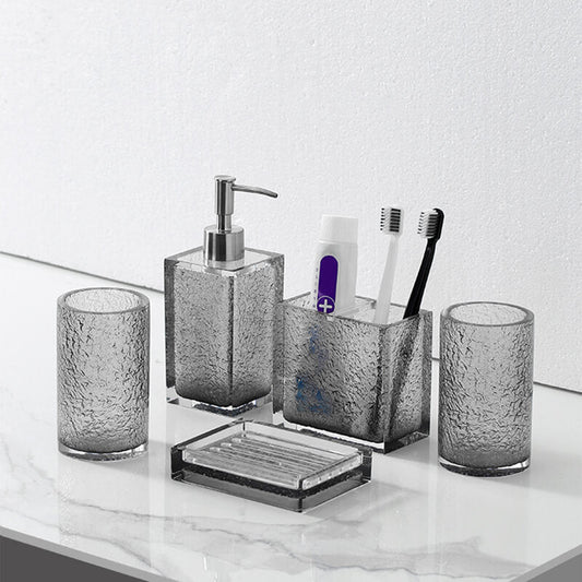 Lighteme Minimalistisches Badezimmerset in Grau