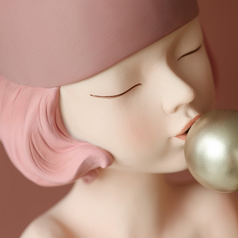 Décoration de rangement en résine Lighteme Modern Girl