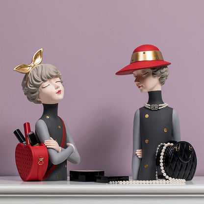 Ornements de rangement Lighteme Modern Girl