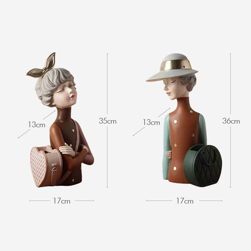 Ornements de rangement Lighteme Modern Girl