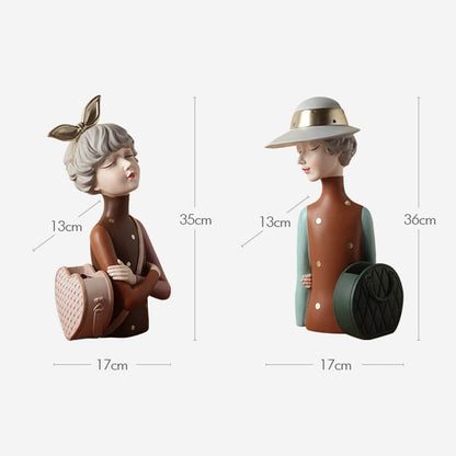 Ornements de rangement Lighteme Modern Girl