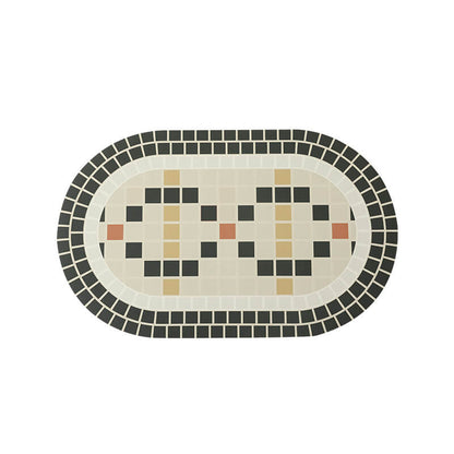 Lighteme Mosaik-Badematte aus Kieselalgenschlamm