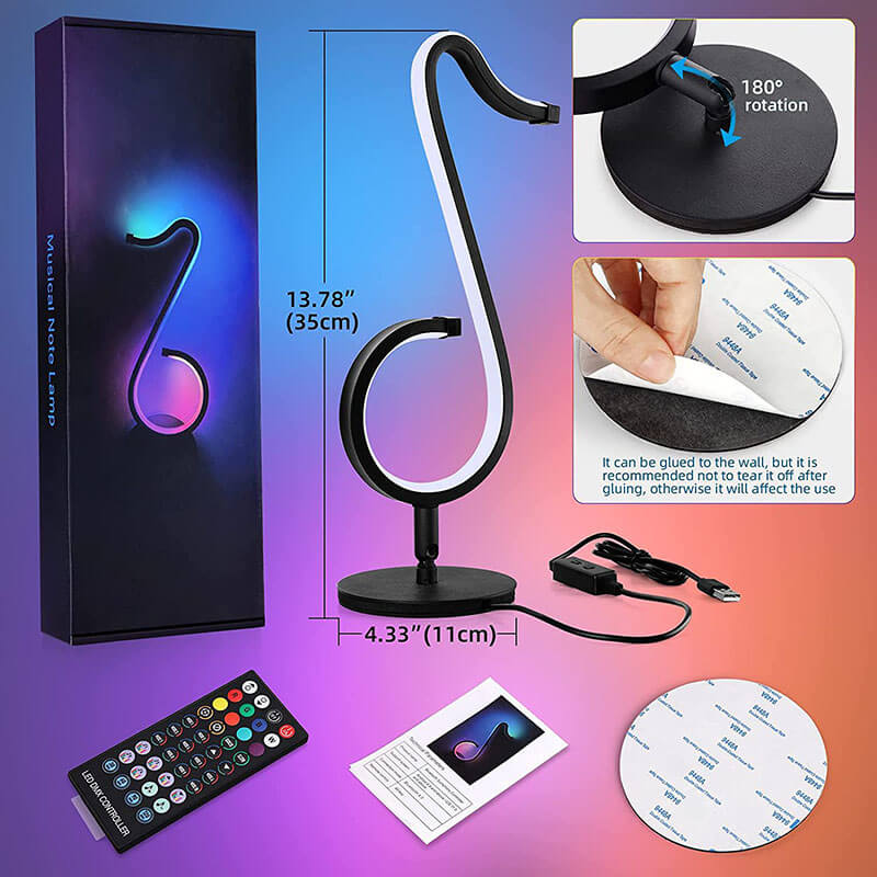 Lighteme Musical Note RGB Symphony Table Lamp