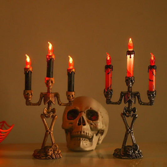 Chandelier squelette d'Halloween Lighteme avec lumières LED | ACHETEZ-EN 1, OBTENEZ-EN 1 GRATUIT (2 PIÈCES)