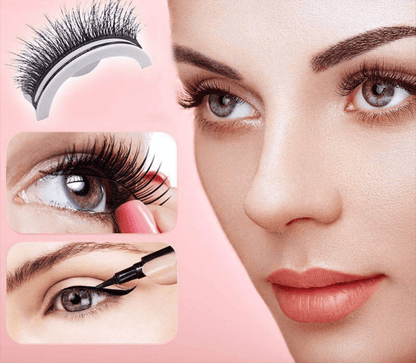 Wiederverwendbare, selbstklebende Wimpern von Lighteme für sofortiges Volumen und Drama 