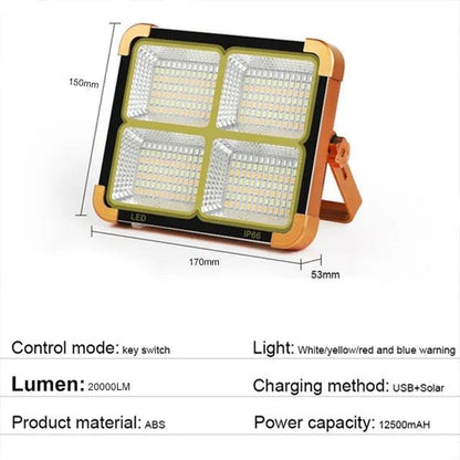Lampe solaire d'extérieur portative Lighteme