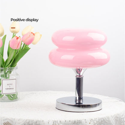 Lighteme New Egg Tart Glas-Schreibtischlampe