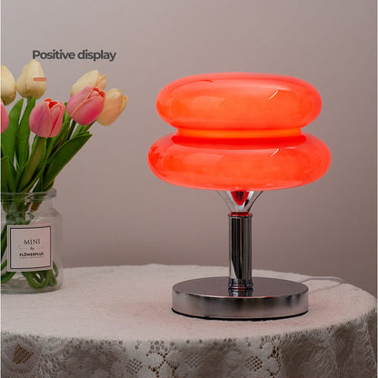 Lighteme New Egg Tart Glas-Schreibtischlampe