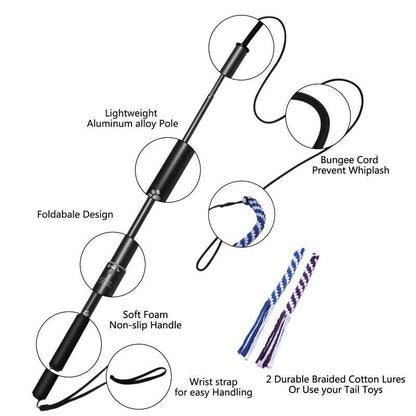 Bâton de dressage télescopique Lighteme pour chien (3 couleurs et 2 tailles)