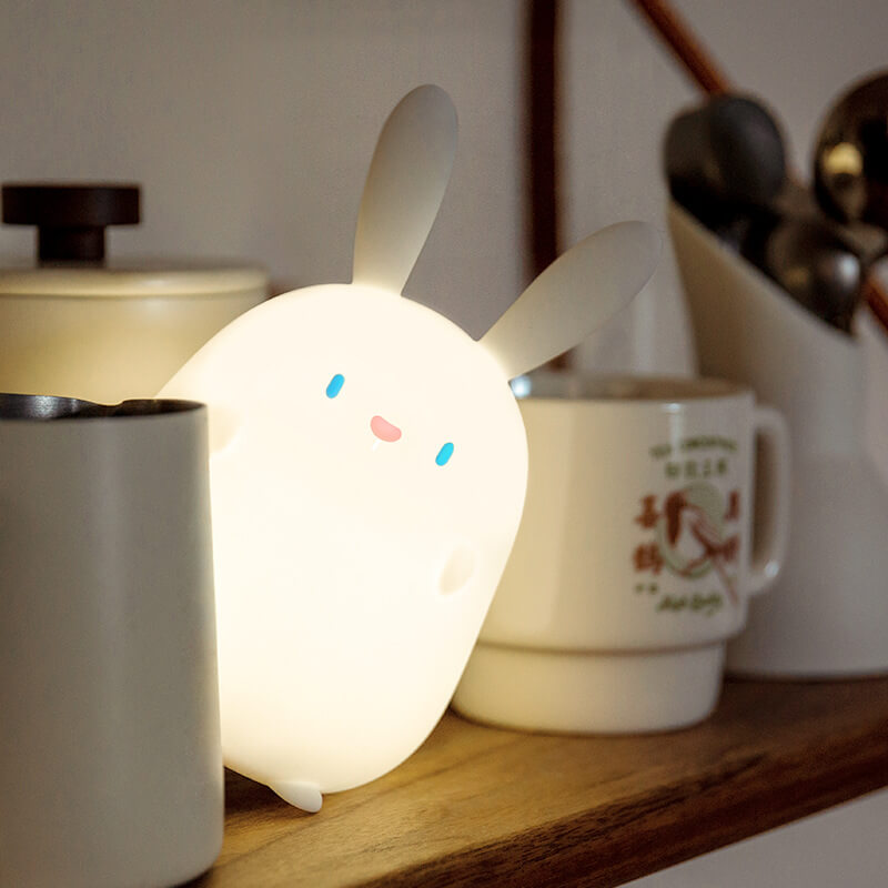 Lighteme Cartoon Rabbit Silicone Night Light