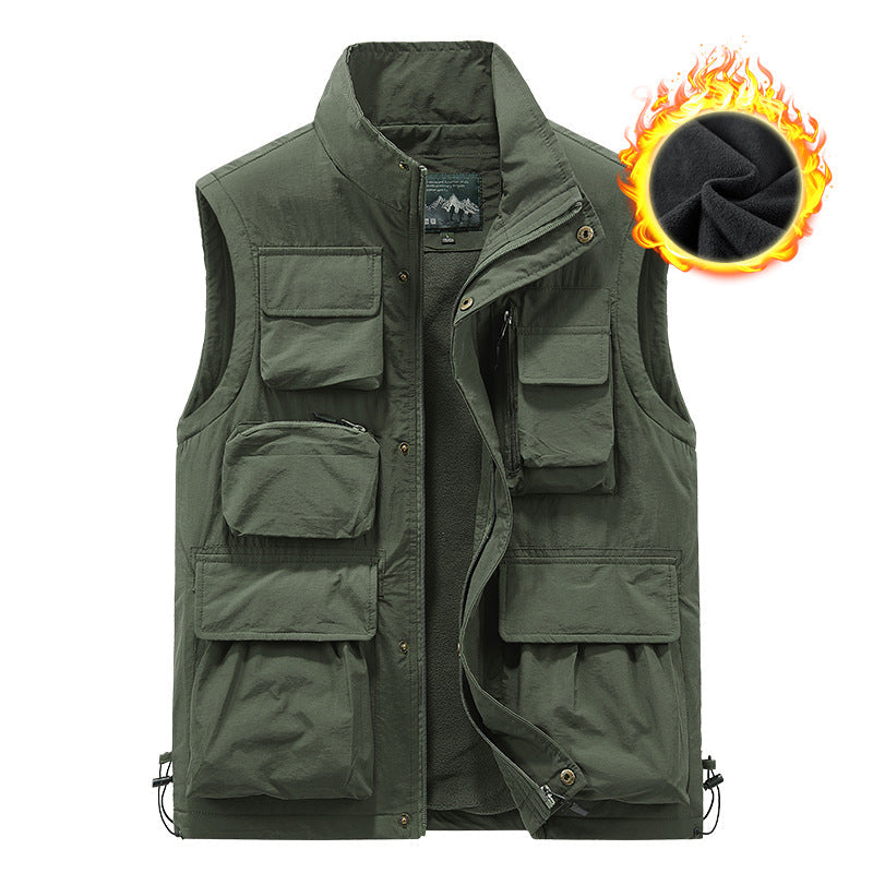 Gilet cargo utilitaire classique Lighteme pour homme