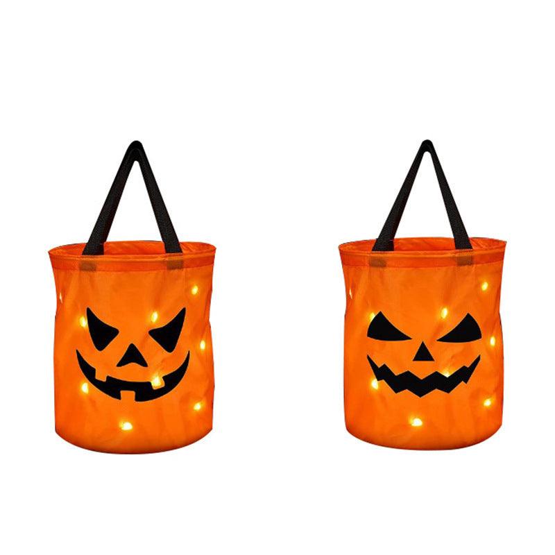Lighteme - Halloween-Kürbiseimer mit LED-Lichtern | 1 KAUFEN, 1 GRATIS ERHALTEN (2 STK.)
