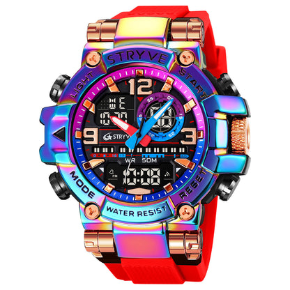 STRYVE Colorful Functional Waterproof Tactical Watch