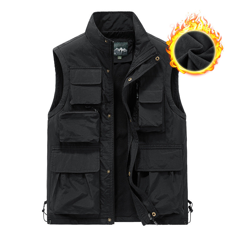 Gilet cargo utilitaire classique Lighteme pour homme