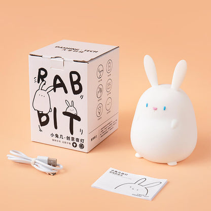 Lighteme Cartoon Rabbit Silicone Night Light