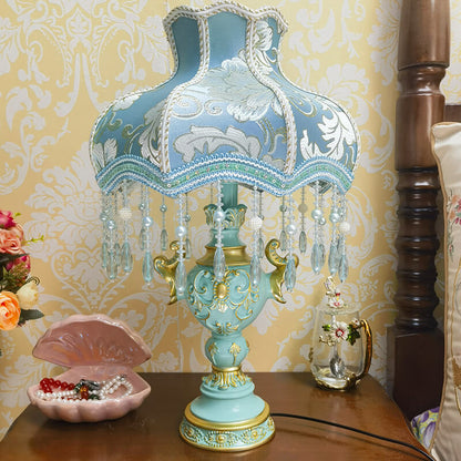 Lighteme Blue Creative Luxury Bedroom Bedside Lamp