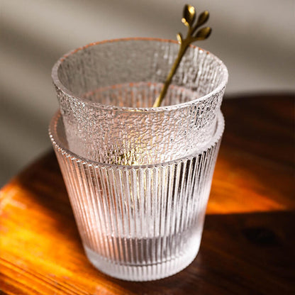 Verre à whisky texturé Lighteme Glacial