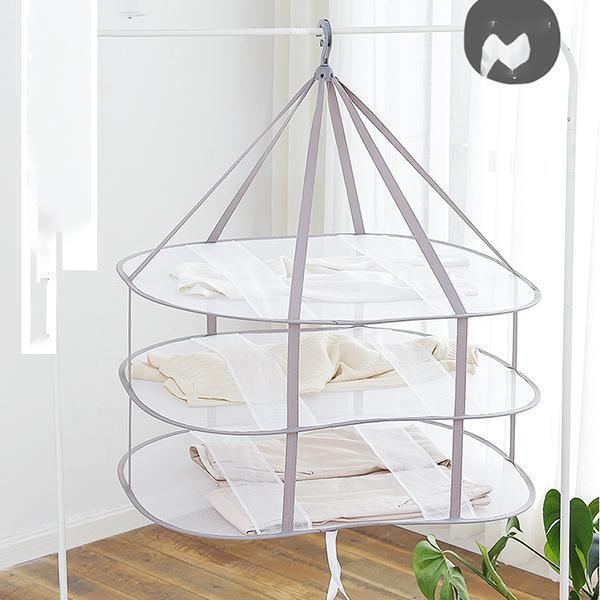Lighteme Folded Mesh Clothes Hanging Dryer (10 types)
