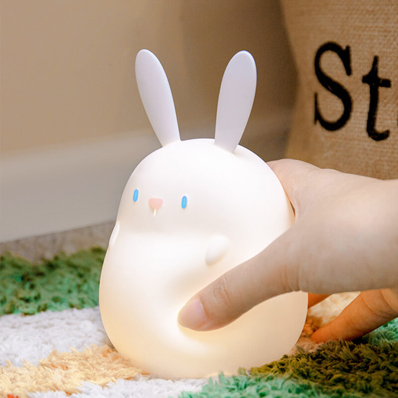 Lighteme Cartoon Rabbit Silicone Night Light
