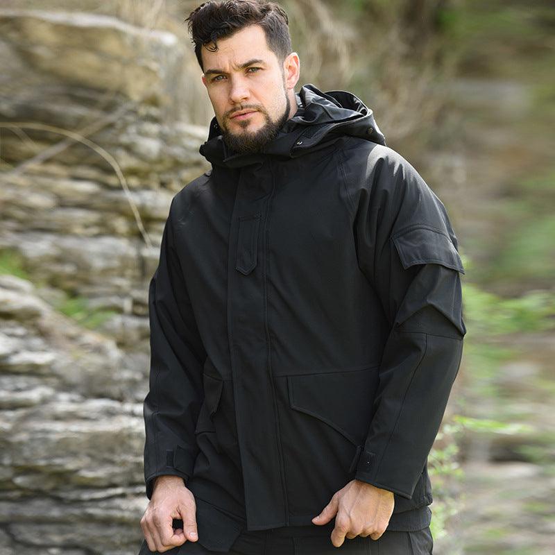 Lighteme G8 Softshell Taktische Jacke Mantel Militär Fleece Mit Kapuze