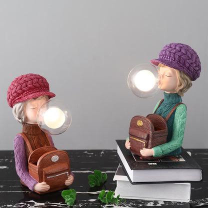 Lampe de bureau Lighteme Rabbit Ear Bubble Girl