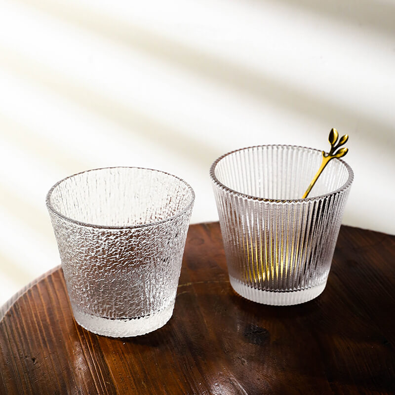 Verre à whisky texturé Lighteme Glacial