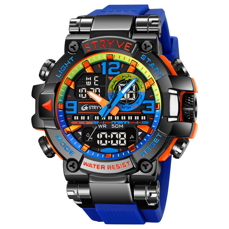 STRYVE Colorful Functional Waterproof Tactical Watch
