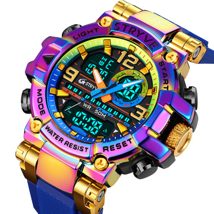 STRYVE Colorful Functional Waterproof Tactical Watch
