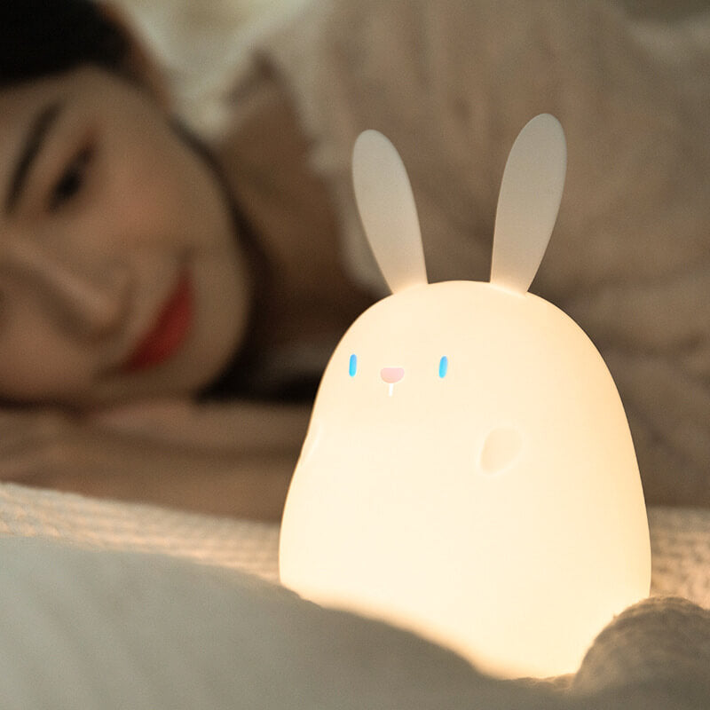 Lighteme Cartoon Rabbit Silicone Night Light
