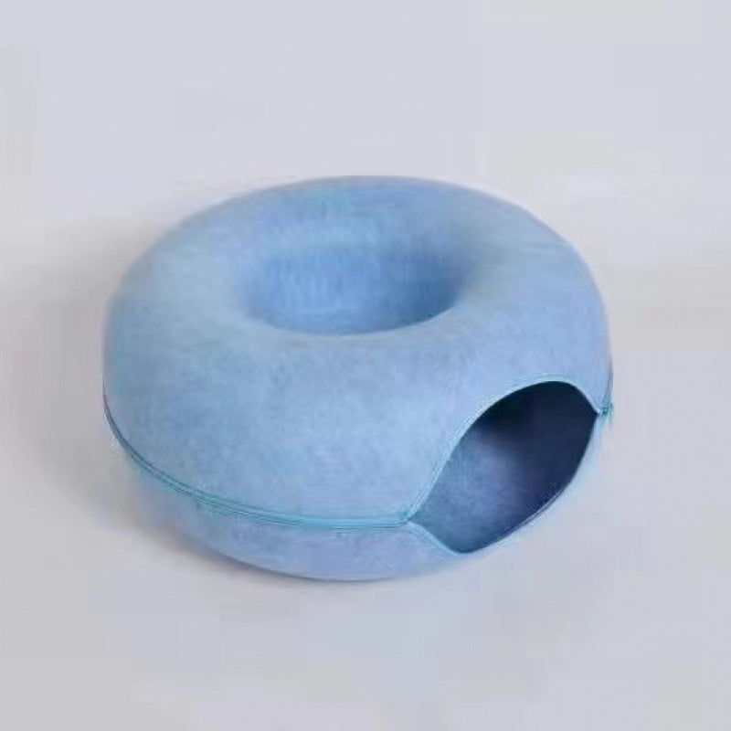 Lit tunnel confortable pour chat Lighteme pour jouer et se reposer