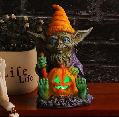 Lighteme - Statue en résine d'Halloween avec lampe citrouille | ACHETEZ-EN 1, OBTENEZ-EN 1 GRATUITEMENT