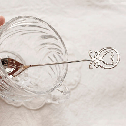 Cuillère et fourchette à dessert Lighteme en forme de poulpe