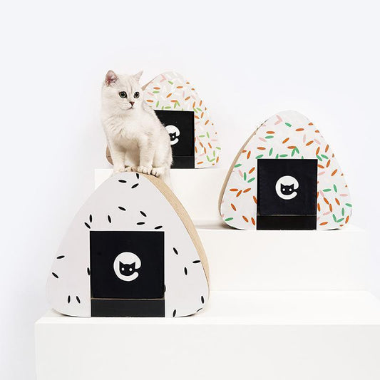 Lighteme Onigiri Katzenkratzhaus (3 Farben)