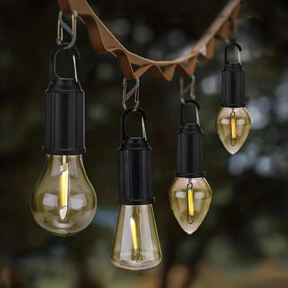 Lighteme Outdoor-LED-Campinglampen mit Clip-Haken, 3er-Pack