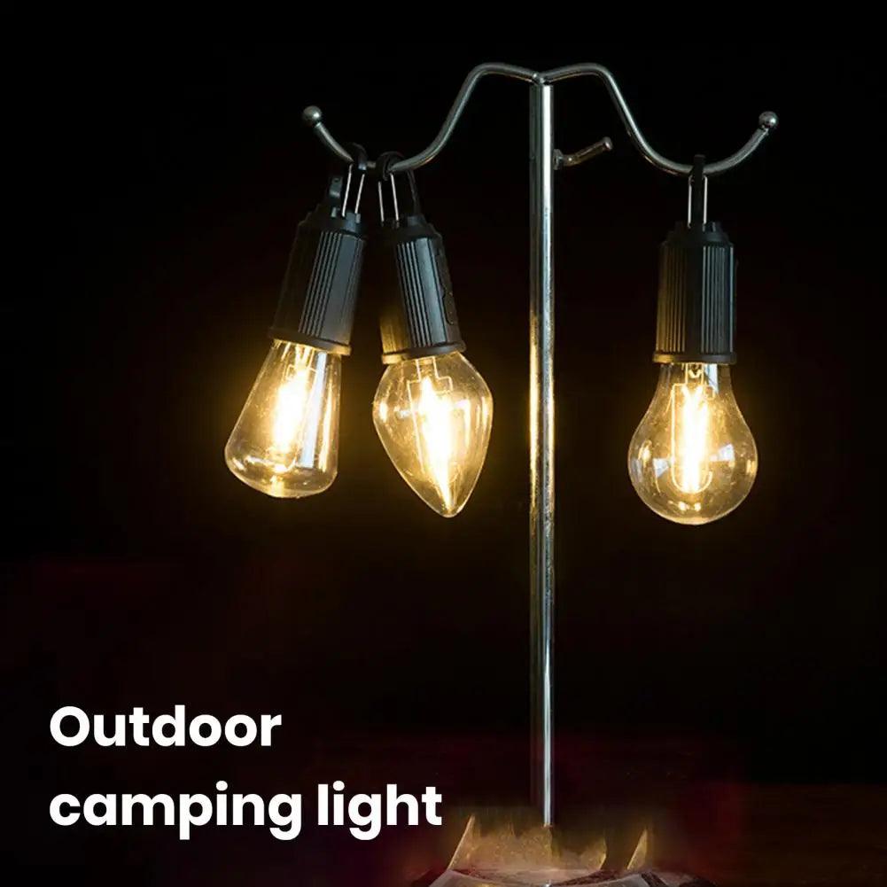 Lighteme Outdoor-LED-Campinglampen mit Clip-Haken, 3er-Pack