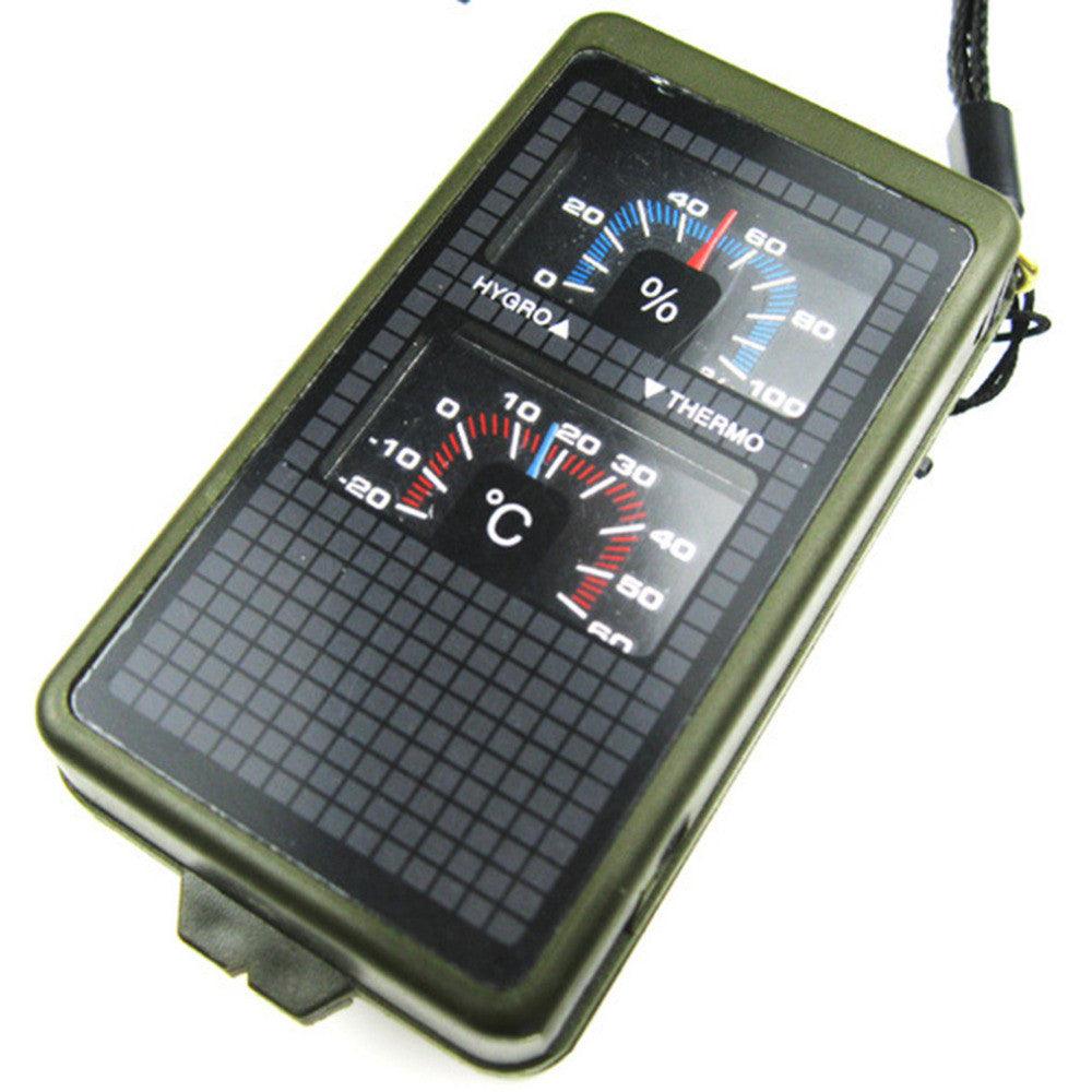 Lighteme Multifunktions-10-in-1-Militärkompass-Set