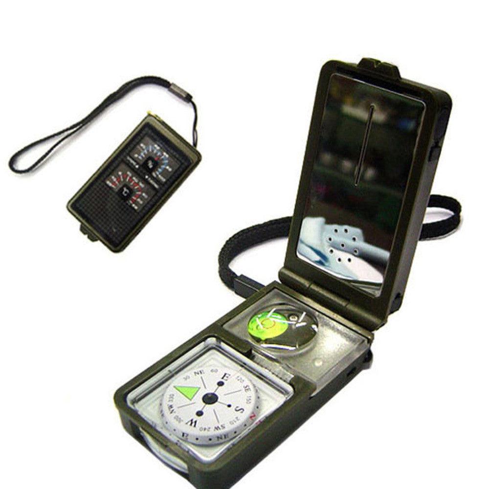 Lighteme Multifunktions-10-in-1-Militärkompass-Set