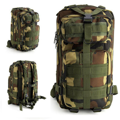 Lighteme Sac à dos tactique militaire unisexe pour extérieur Camping Randonnée Sports
